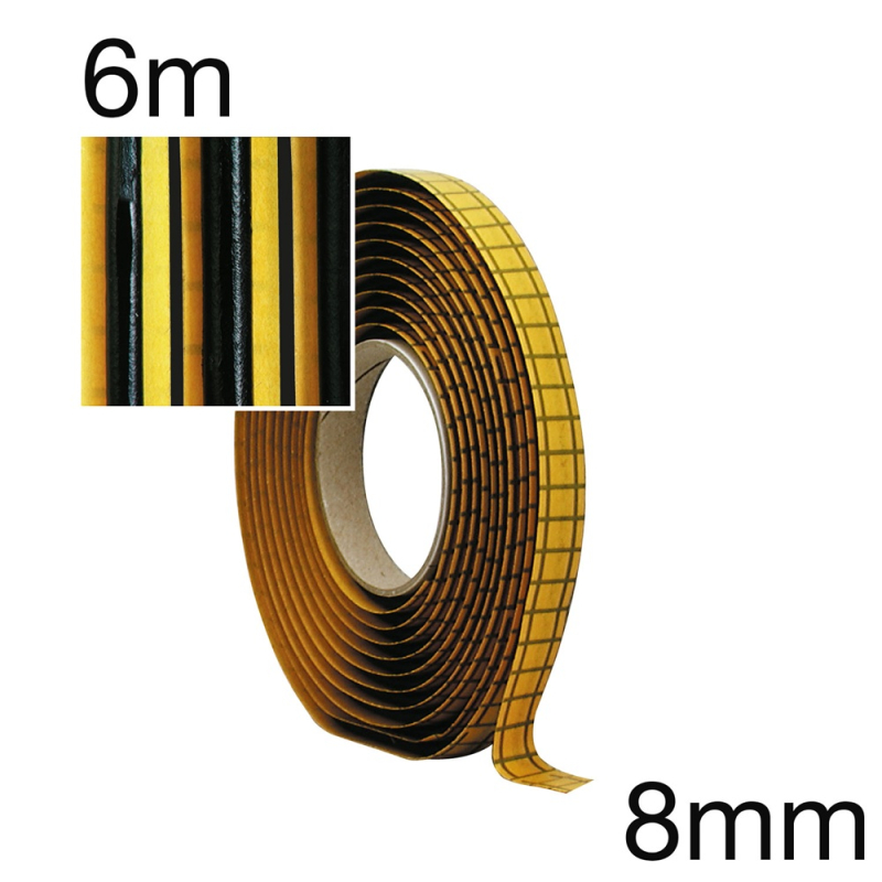 3M 5313 Butyl Dichtband Rund 8mm x 6m